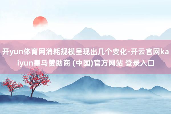 开yun体育网消耗规模呈现出几个变化-开云官网kaiyun皇马赞助商 (中国)官方网站 登录入口