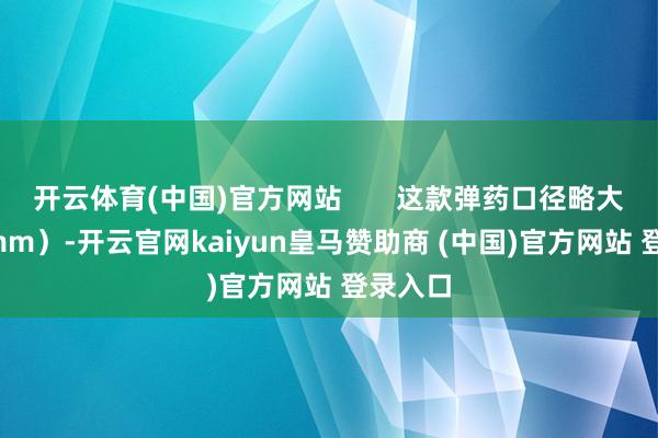 开云体育(中国)官方网站       这款弹药口径略大（9.2mm）-开云官网kaiyun皇马赞助商 (中国)官方网站 登录入口