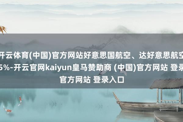 开云体育(中国)官方网站好意思国航空、达好意思航空涨超5%-开云官网kaiyun皇马赞助商 (中国)官方网站 登录入口