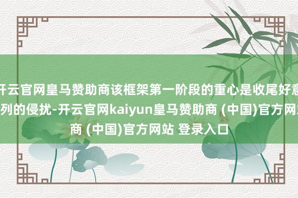 开云官网皇马赞助商该框架第一阶段的重心是收尾好意思国和以色列的侵扰-开云官网kaiyun皇马赞助商 (中国)官方网站 登录入口